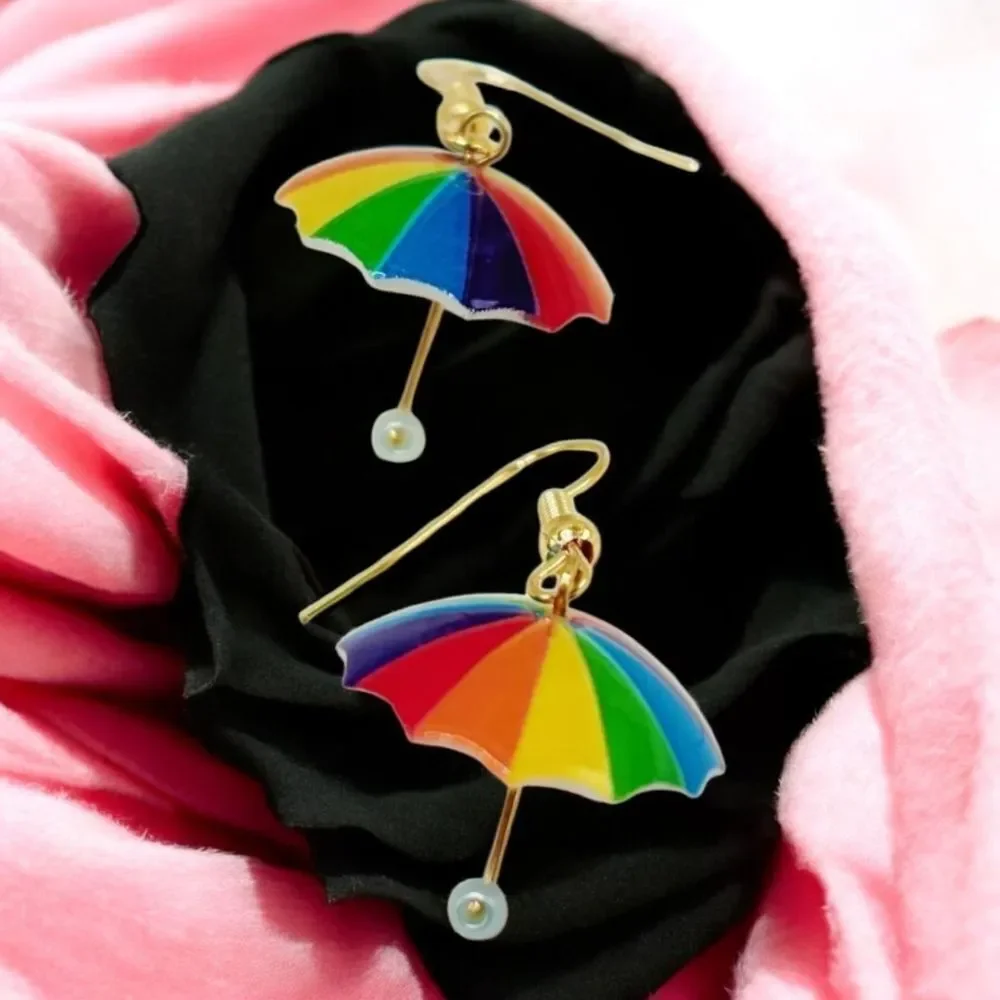 Boutique colorful umbrella